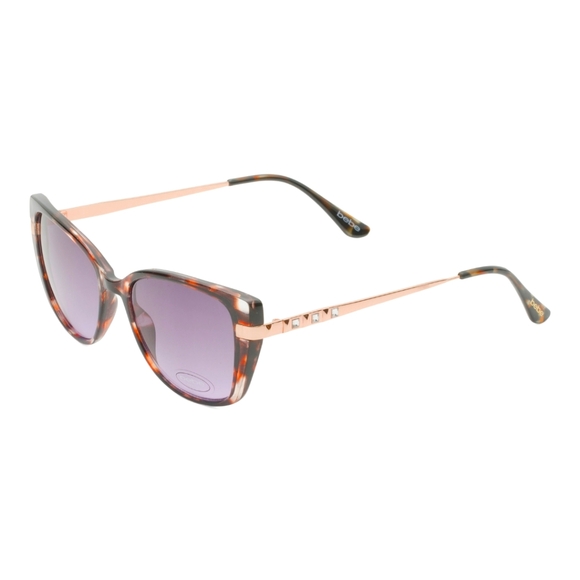 ?NWT bebe Square Blush Tortoise Cat-Eye Sunglasses w/ Gradient Lens main image 4